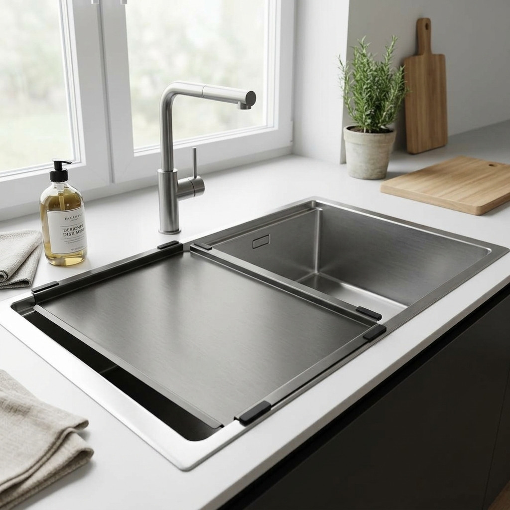 Pure.Sink Comfort Gunmetal Mobile Drip Tray, 430x325mm, for Sink, PEXTRAY-61